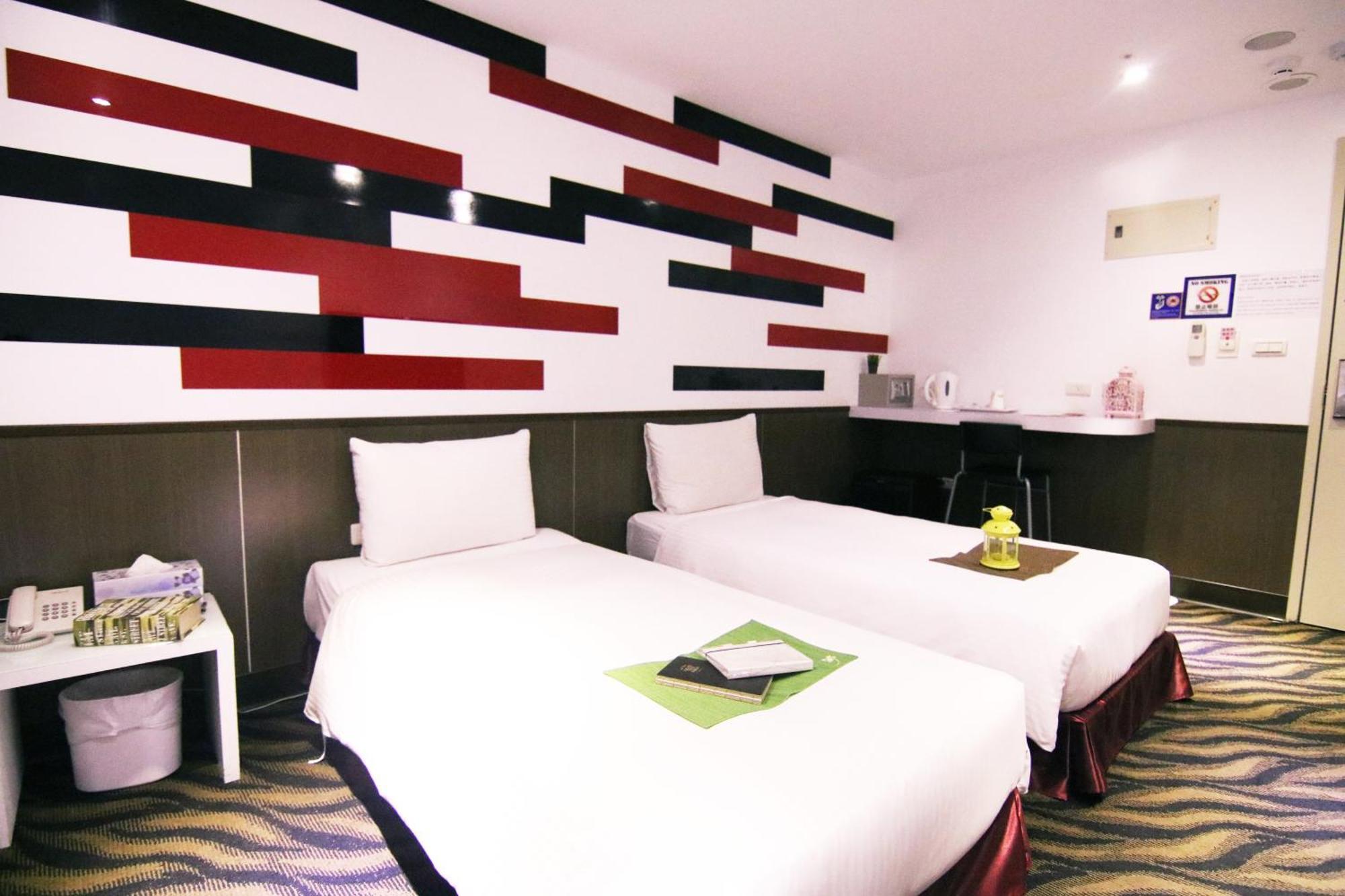 Liho Hotel Hankou Tajpej Szoba fotó