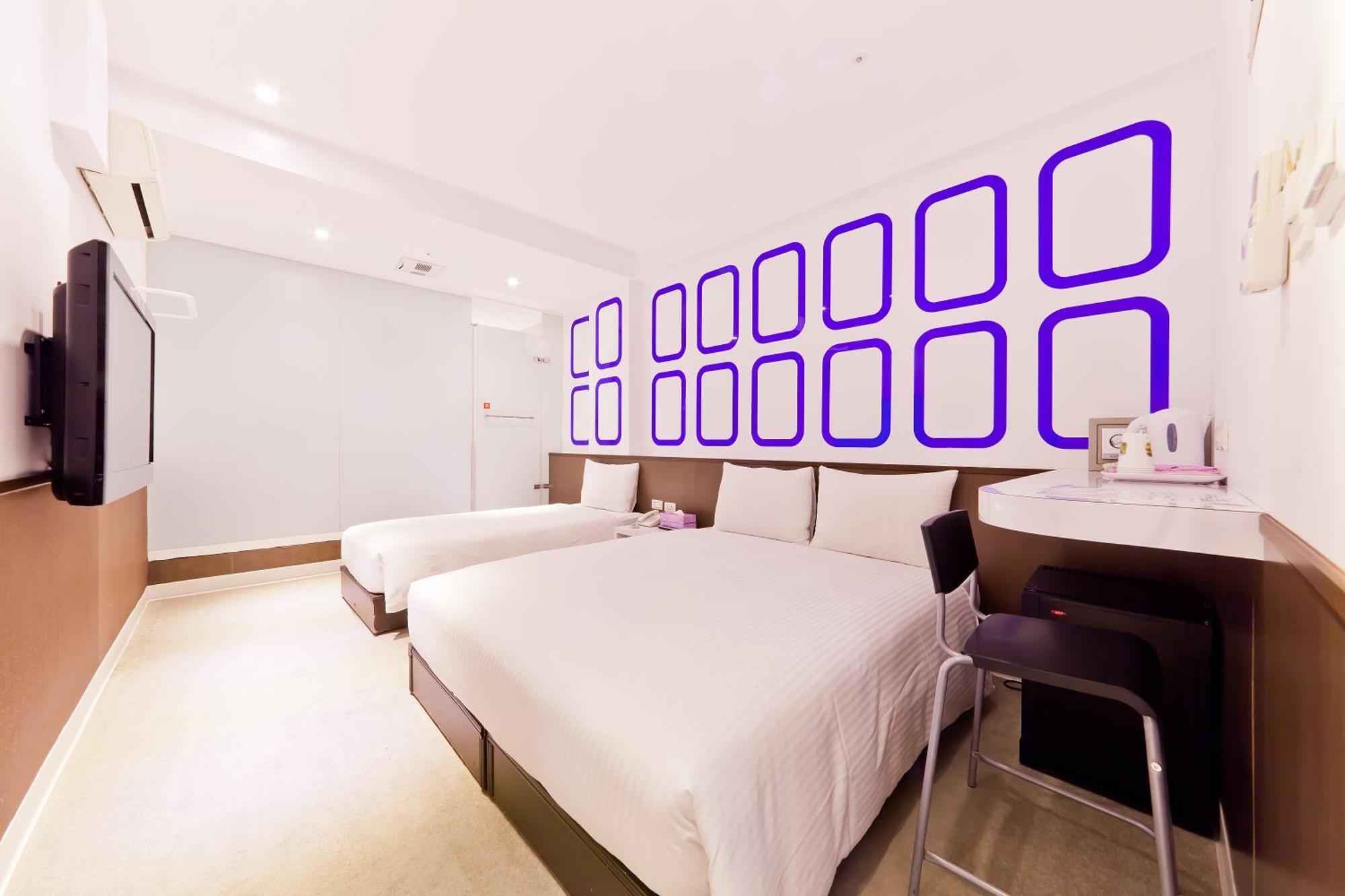 Liho Hotel Hankou Tajpej Szoba fotó